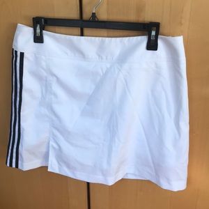 NWT White Adidas Tennis Skort Climacool Sz 8